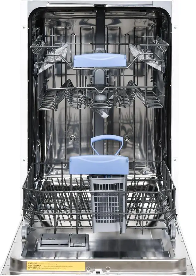Alt view image 5 of 7 - Equator 18" Built-In Dishwasher w/ Front Control 10 Place Setting Made in Europe, Energy Star