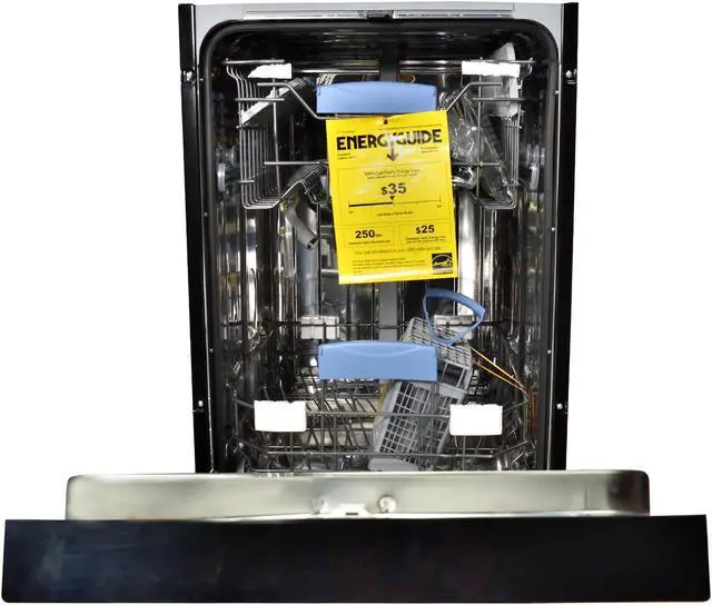 Alt view image 4 of 7 - Equator 18" Built-In Dishwasher w/ Front Control 10 Place Settings, Energy Star, Made in Europe