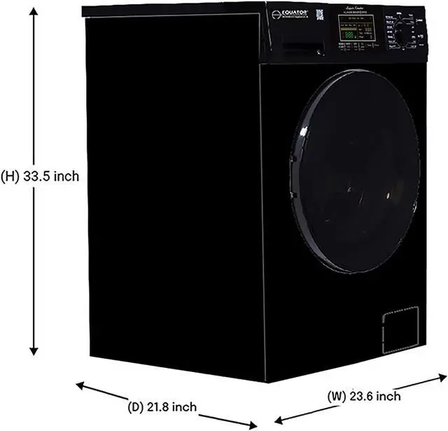 Alt view image 2 of 7 - Equator All-in-one Washer Dryer Ventless FULLY BUILTIN 0-CLEARANCE 1.62cf/15lbs 110V 1400RPM in  White