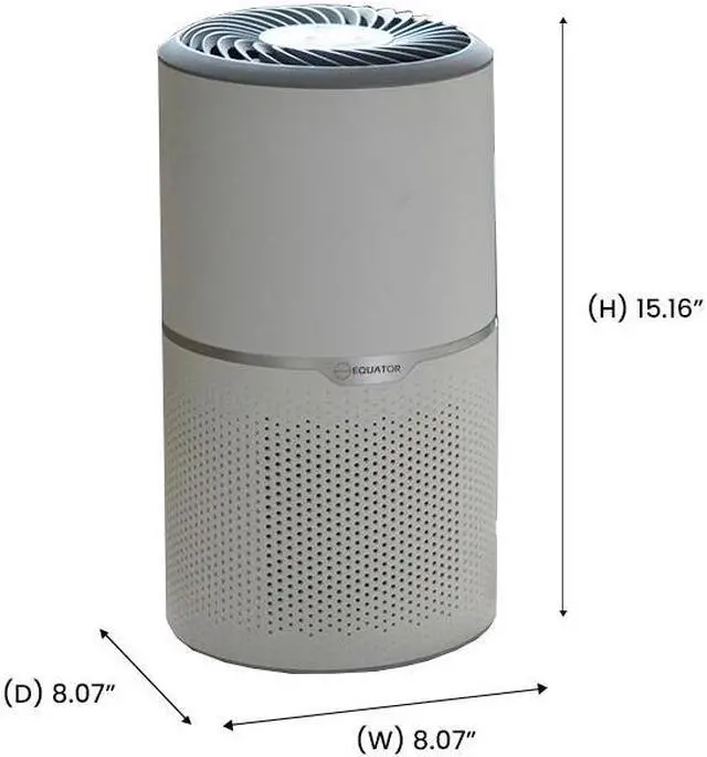 Alt view image 2 of 7 - Equator HEPA Air Purifier/Sterilizer PET Option ION Smoke Remover 269sf 110V