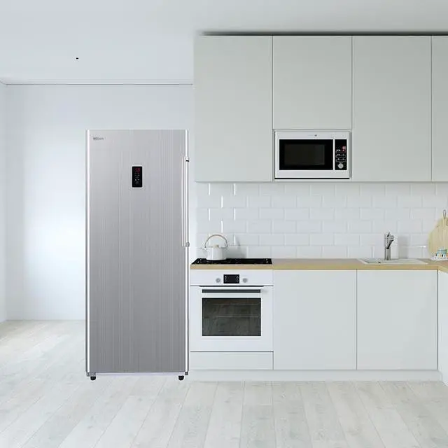Alt view image 7 of 7 - Conserv 14cf Upright Freezer CONVERTIBLE REF Garage Ready E-Star 28in wide 110V in Stainless