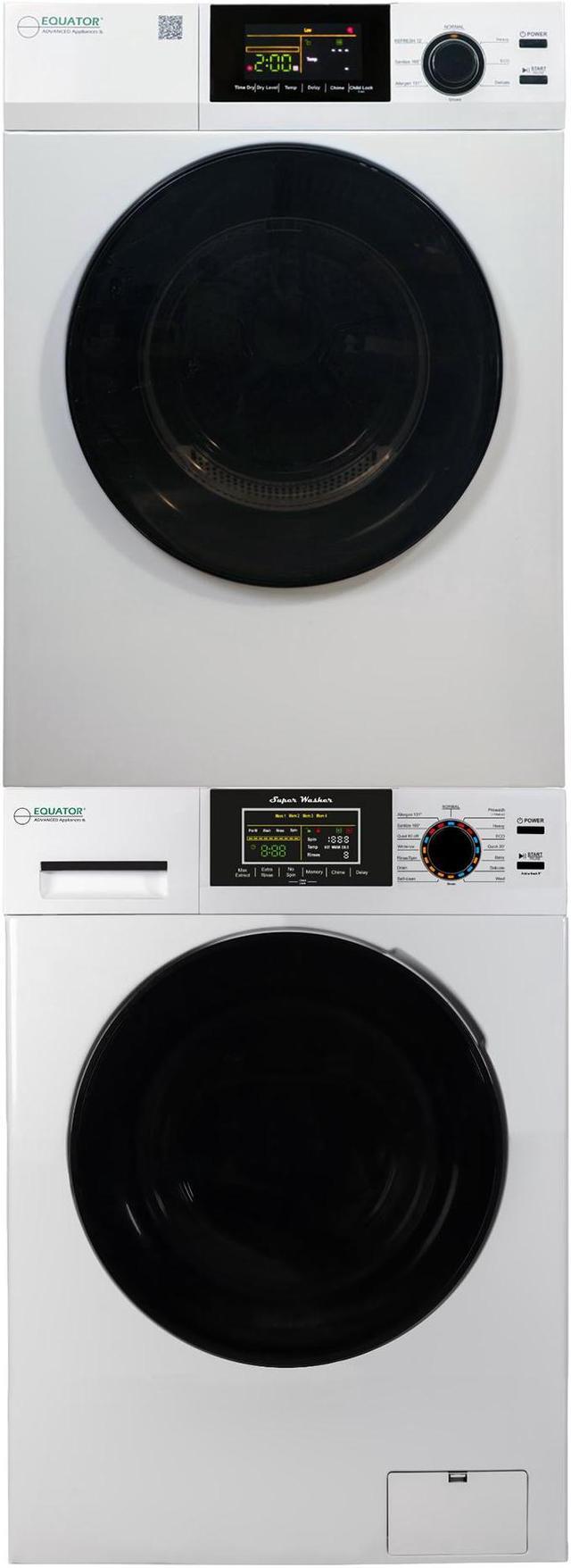 Main image of Equator Digital Touch Apartment 110V Set 1.9cf Washer + Vented Digital 4cf Dryer