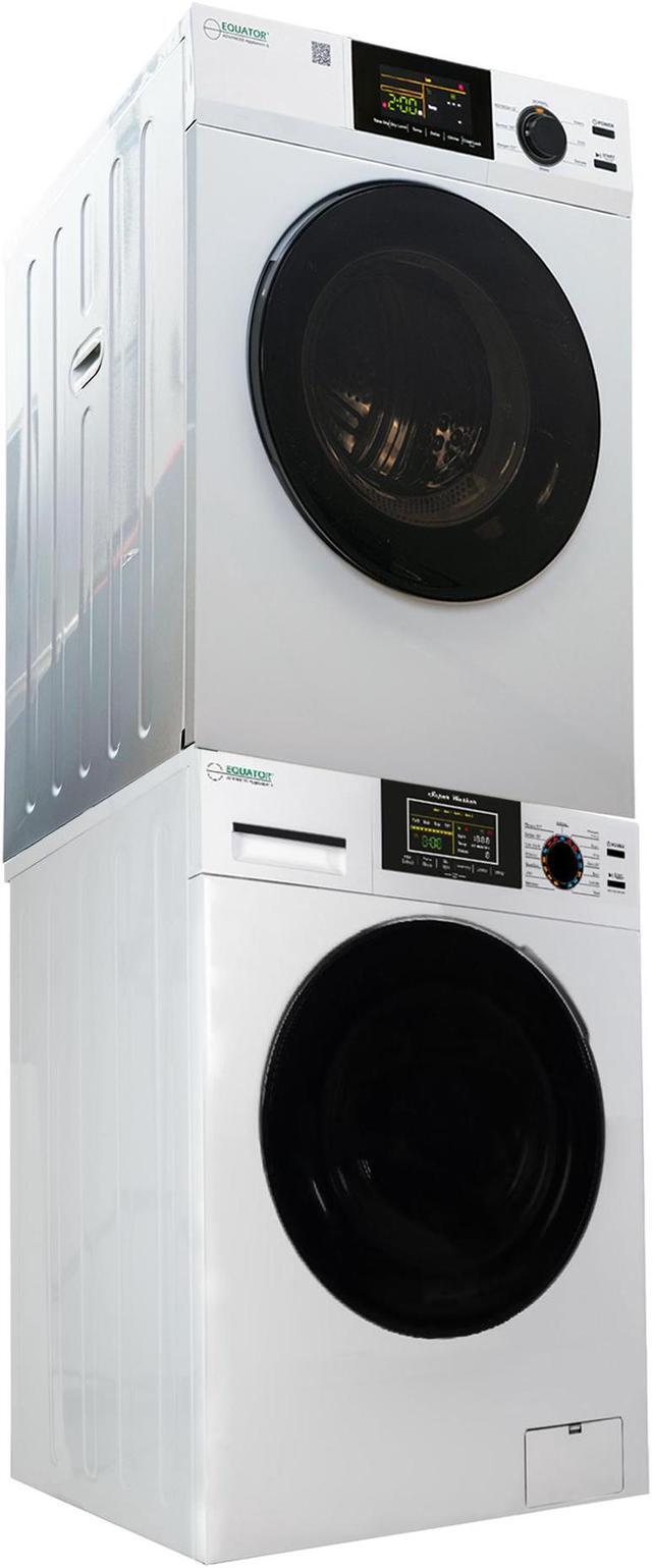 Alt view image 3 of 7 - Equator Digital Touch Apartment 110V Set 1.9cf Washer + Vented Digital 4cf Dryer