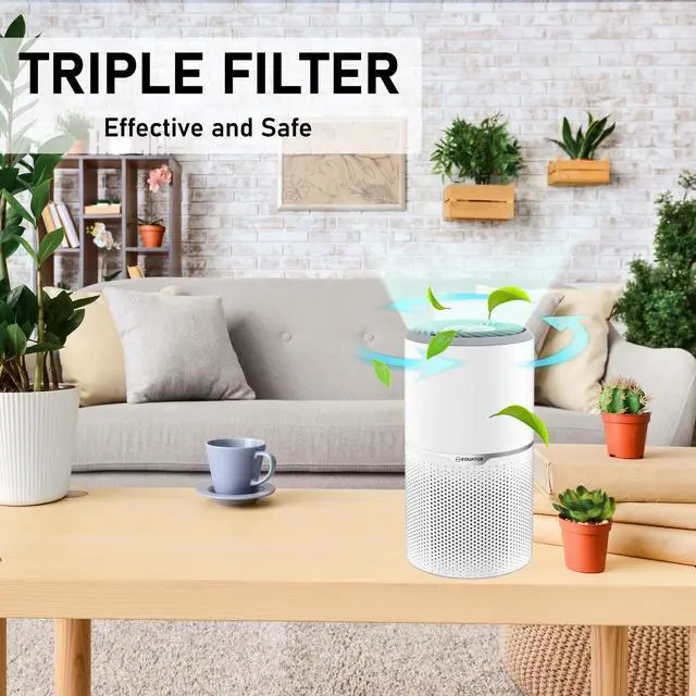 Alt view image 6 of 7 - Equator HEPA Air Purifier/Sterilizer PET Option ION Smoke Remover 269sf 110V