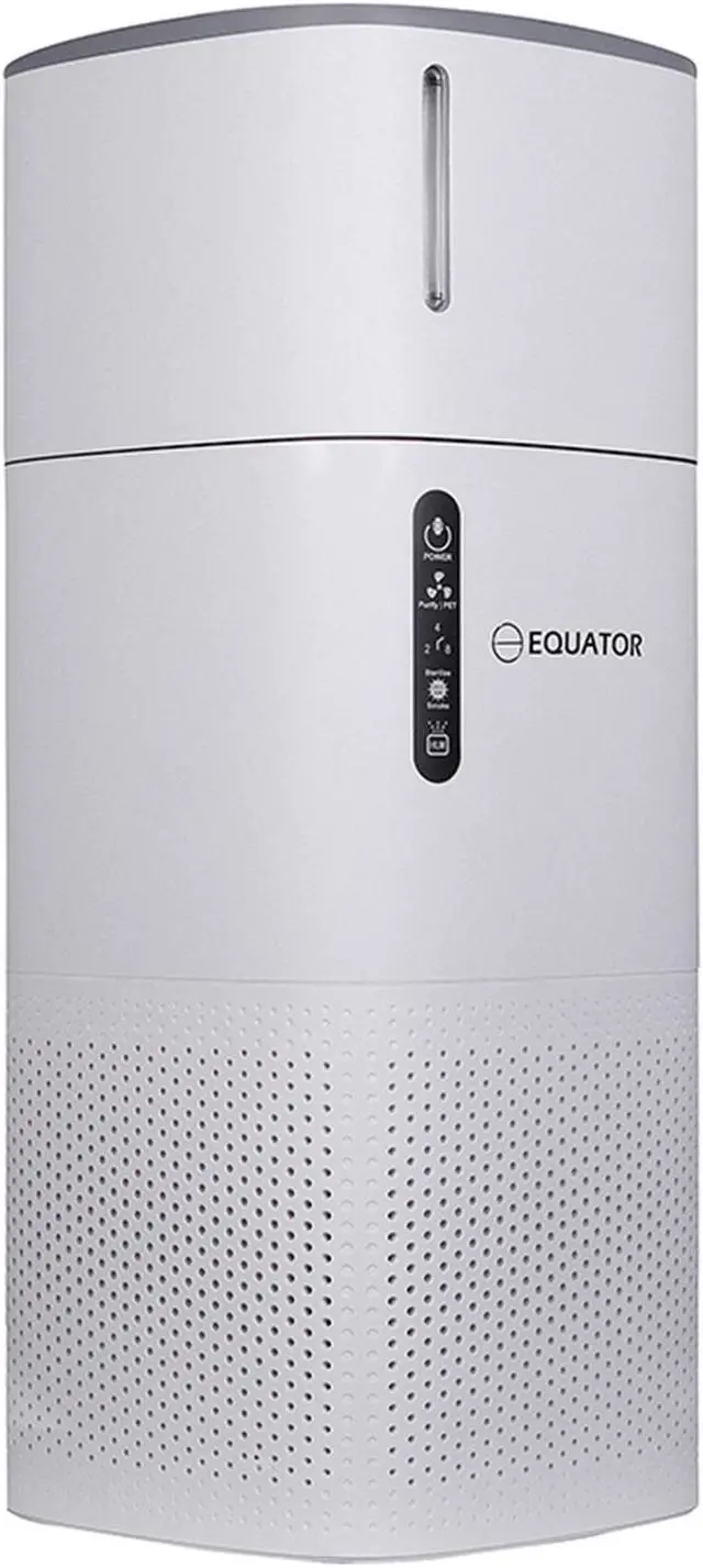 Alt view image 4 of 7 - Equator HEPA Air Purifer Sterilizer Ionizer Humidifier ION Smoke Remover PET Option 431sf 110V