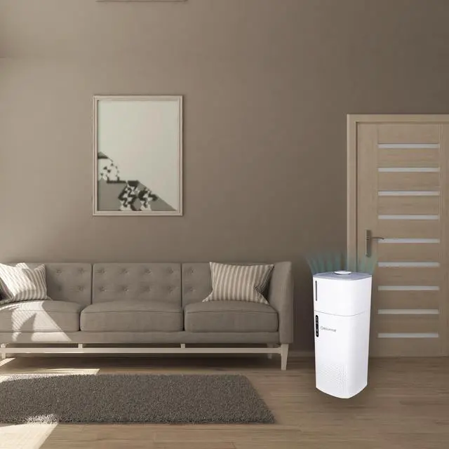 Alt view image 6 of 7 - Equator HEPA Air Purifer Sterilizer Ionizer Humidifier ION Smoke Remover PET Option 431sf 110V