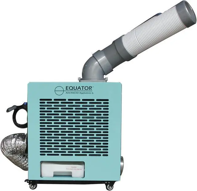 Alt view image 5 of 7 - Equator 10,000 BTU OUTDOOR-INDOOR AIR CONDITIONER HEATER 110V+Drip Pan Pump Kit