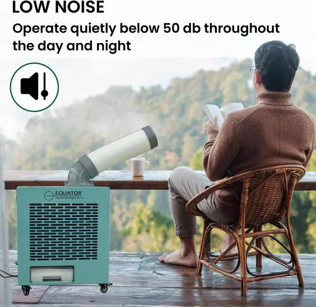 Alt view image 4 of 7 - Equator 3-in-1 AC Heat Air 9000BTU OUTDOOR AIR CONDITIONER IP24 Casters 110V
