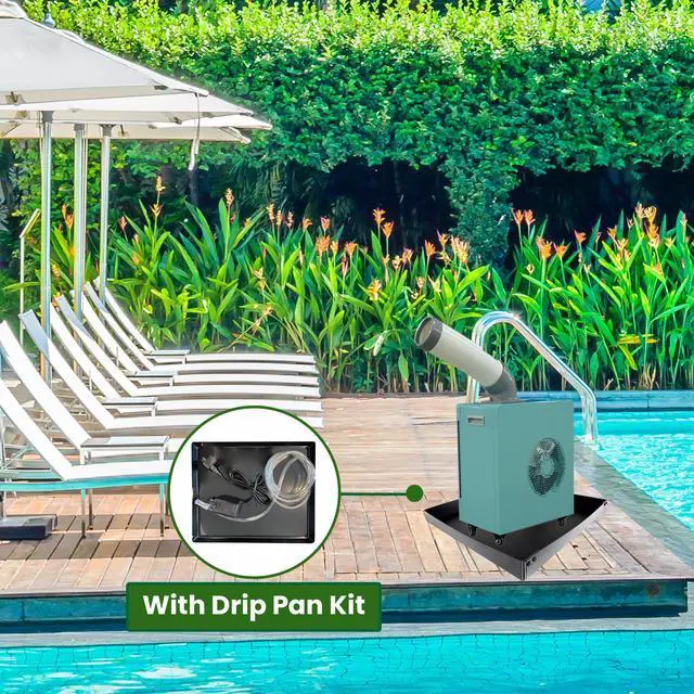 Alt view image 7 of 7 - Equator 3-in-1 OUTDOOR AC+HEATER+FAN 9000 BTU 110V w/Wheels 110V + Drip Pan+Pump