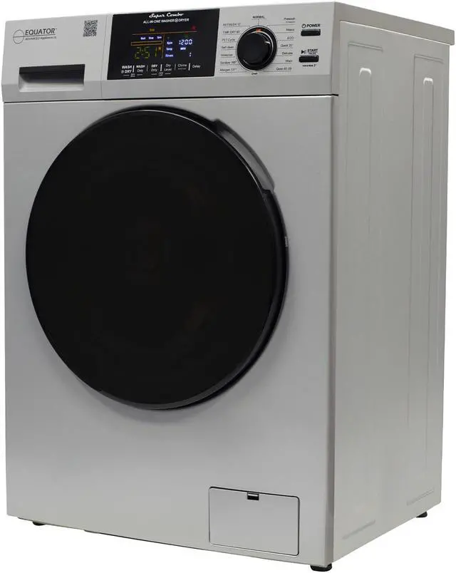 Alt view image 2 of 6 - Equator All-in-One Washer Dryer VENTED-DRY 30% FASTER than Condense 15lb 110V