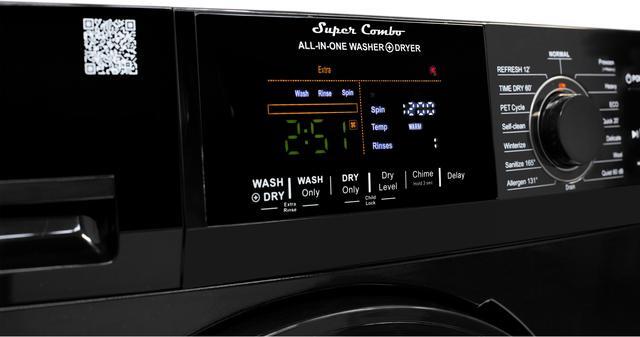 Alt view image 5 of 5 - Equator All-in-One Washer Dryer VENTED-DRY 30% FASTER than Condense 15lb 110V