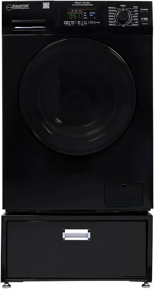 Main image of Equator 1.6cf 110V condensing  Sani Combo Washer Dryer 0 Clearance with Pedestal