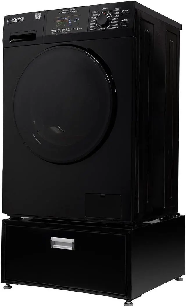 Alt view image 3 of 6 - Equator 1.6cf 110V condensing  Sani Combo Washer Dryer 0 Clearance with Pedestal