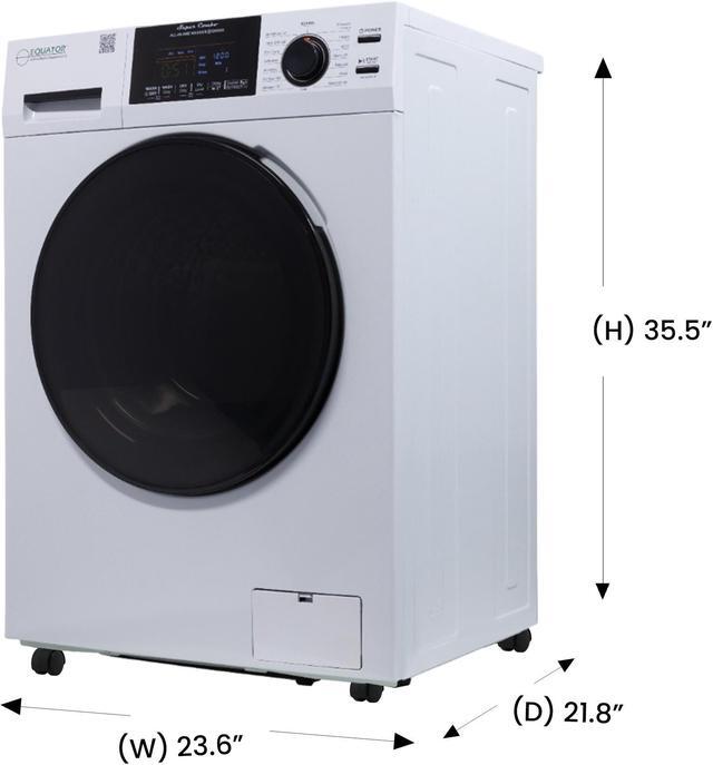 Alt view image 3 of 5 - Equator All-in-One Washer Dryer VENTLESS/VENTED PET 1.62cf/15lbs+Portability Kit