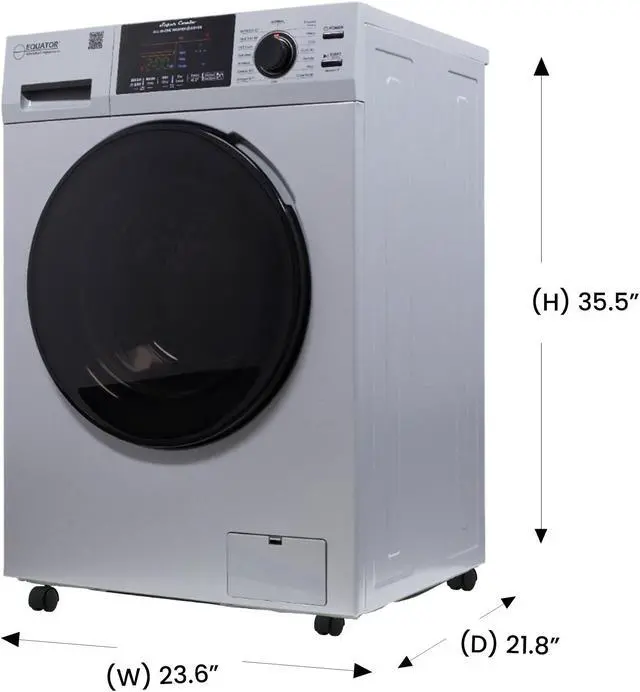 Alt view image 3 of 5 - Equator All-in-One Washer Dryer VENTLESS/VENTED PET 1.62cf/15lbs+Portability Kit