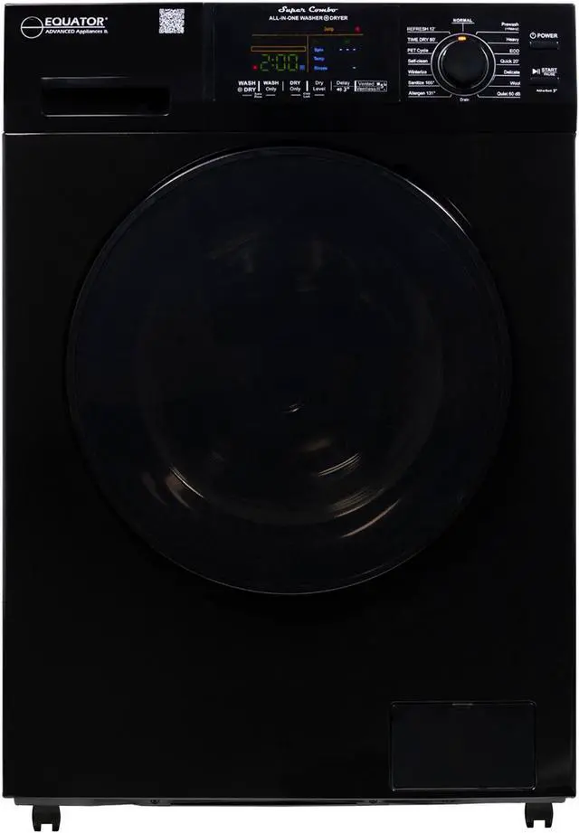 Main image of Equator All-in-One Washer Dryer VENTLESS/VENTED PET 1.62cf/15lbs+Portability Kit
