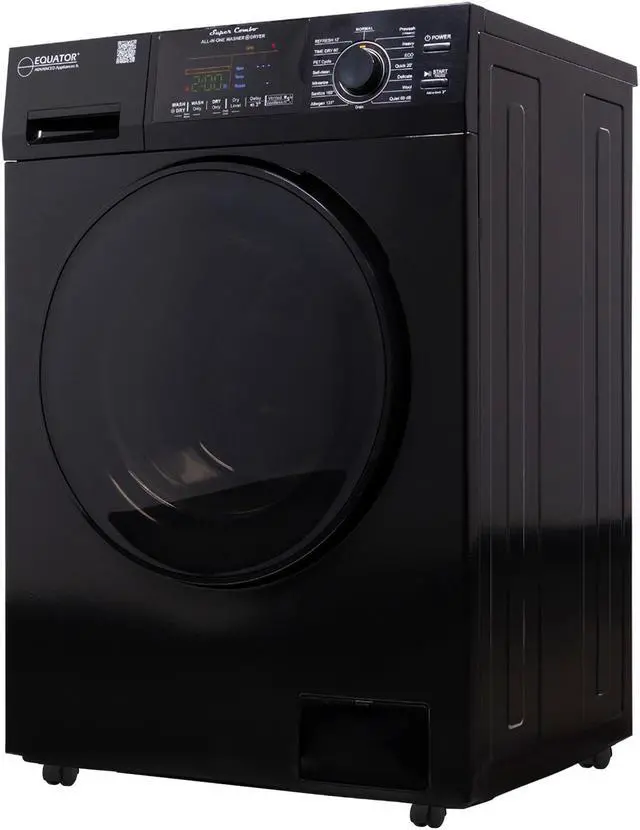 Alt view image 2 of 5 - Equator All-in-One Washer Dryer VENTLESS/VENTED PET 1.62cf/15lbs+Portability Kit