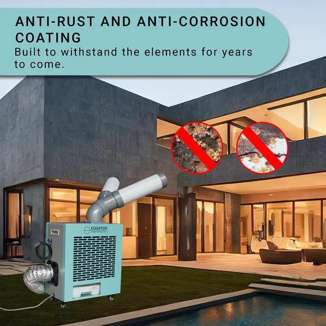 Alt view image 4 of 7 - Equator 10,000 BTU Outdoor-Indoor 3-in-1 AIR CONDITIONER+HEATER+FAN 110V