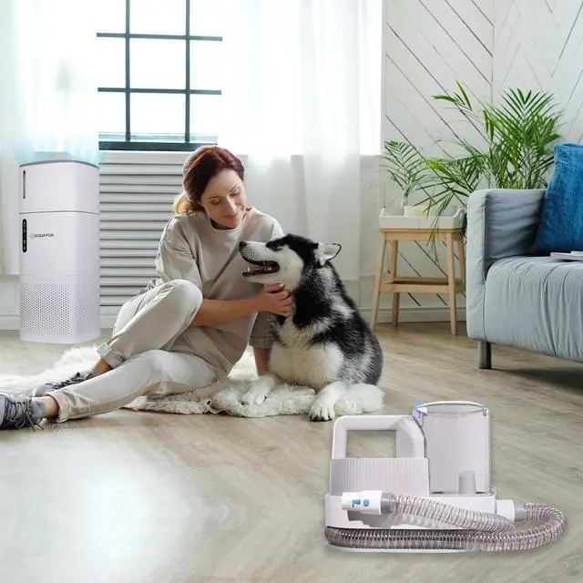 Alt view image 6 of 7 - Equator PET HEALTHY HOME SET Level 2 Groomer  Air Purifier Humidifier 110V 431sf