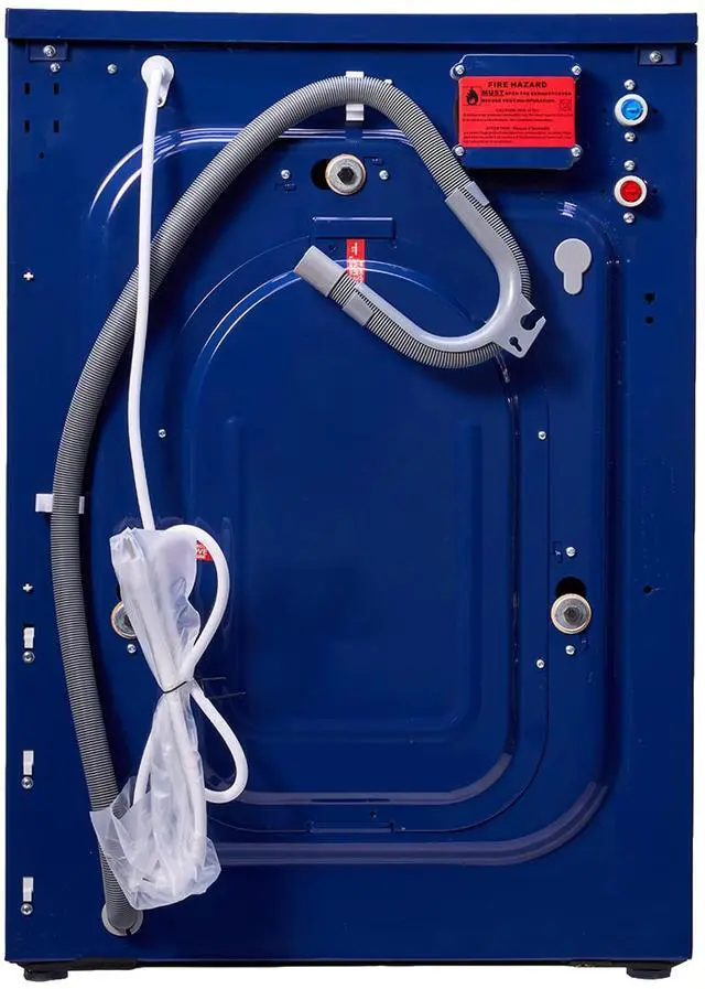 Alt view image 6 of 7 - All-In-One CONVERTIBLE Washer-Dryer 18lb/1.9cf SANITIZE ALLERGEN Cycle 1400RPM