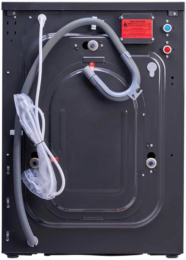 Alt view image 6 of 7 - All-In-One CONVERTIBLE Washer-Dryer 18lb/1.9cf SANITIZE ALLERGEN PET Cycle 1400RPM