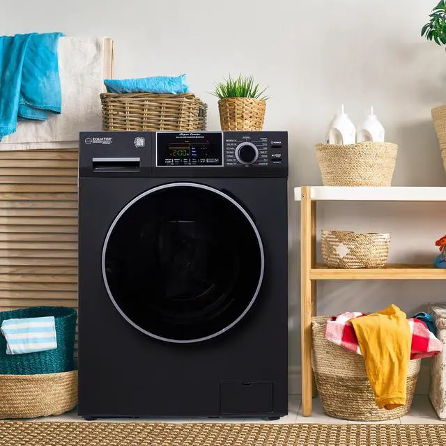 Alt view image 7 of 7 - All-In-One CONVERTIBLE Washer-Dryer 18lb/1.9cf SANITIZE ALLERGEN PET Cycle 1400RPM