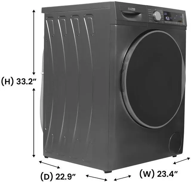 Alt view image 2 of 7 - Conserv LUXURY Washer 2.2cf 110V+Condensing Dryer 4cf 220V 2 Year Warranty Europe