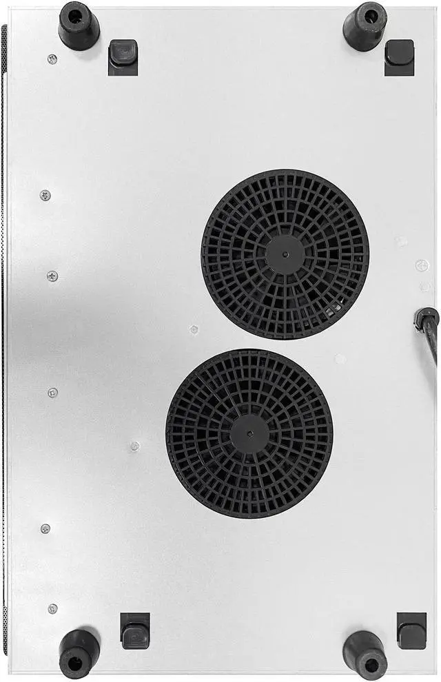 Alt view image 4 of 7 - Equator 20" Built-In/Freestanding 2 Burner HORIZONTAL Induction Cooktop 110V