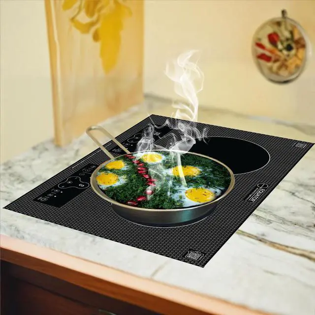 Alt view image 7 of 7 - Equator 20" Built-In/Freestanding 2 Burner HORIZONTAL Induction Cooktop 110V