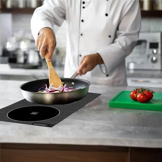 Alt view image 5 of 7 - Equator 12" Built-In/Freestanding 2 Burner VERTICAL Induction Cooktop 110V