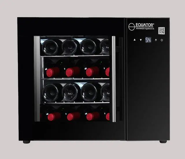 Main image of Equator 16 Bottles Countertop Wine Refrigerator Black Touch control 110V