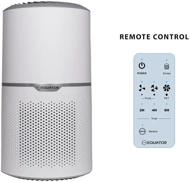 Main image of Equator HEPA Air Purifier/Sterilizer PET Option ION Smoke Remover 269sf 110V