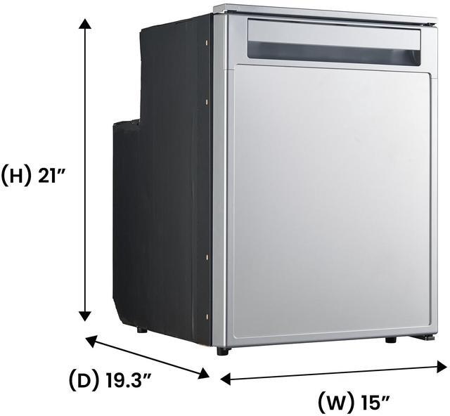 Alt view image 2 of 7 - Equator Compact RV-Marine-Offgrid Refrigerator-Freezer 1.6cf 12V 110V
