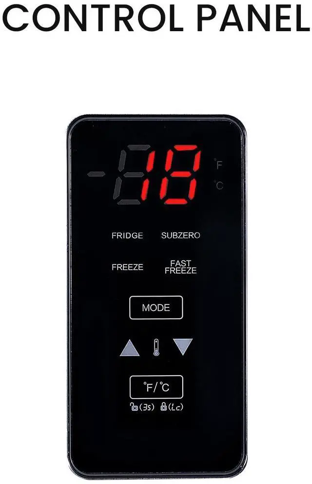 Alt view image 2 of 7 - Conserv 14cf Upright Freezer CONVERTIBLE REF Garage Ready E-Star 28in wide 110V in Black