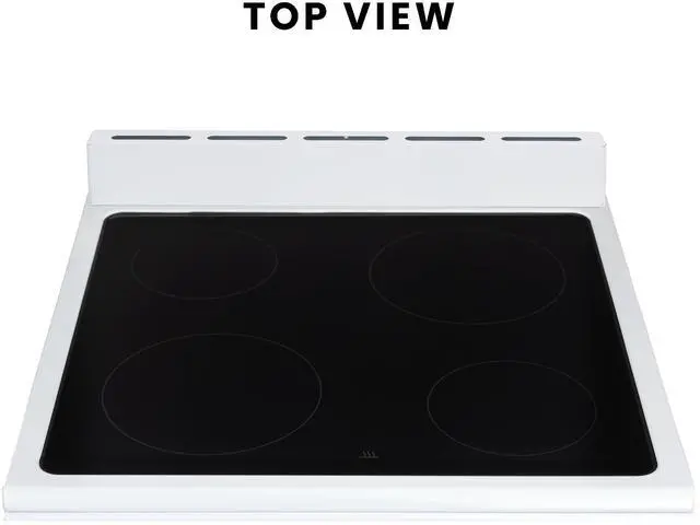 Alt view image 3 of 7 - Equator 24" Electric Cooking Range 4 Ceramic Burner CONVECTION OVEN+AIR FRYER