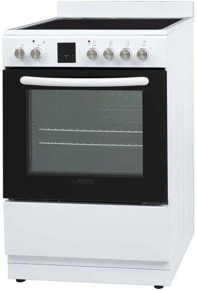 Alt view image 5 of 7 - Equator 24" Electric Cooking Range 4 Ceramic Burner CONVECTION OVEN+AIR FRYER