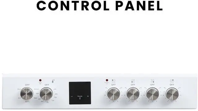 Alt view image 7 of 7 - Equator 24" Electric Cooking Range 4 Ceramic Burner CONVECTION OVEN+AIR FRYER