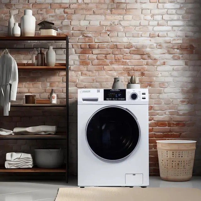 Alt view image 5 of 7 - Equator All-in-One Washer Dryer VENTLESS/VENTED PET cycle 1.62cf/15lbs 110V in White