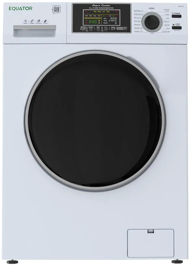 Main image of Equator Max All-in-One VENTED/VENTLESS Washer-Dryer 2.5 cf / 26 lbs 1400RPM 110V