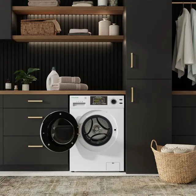 Alt view image 6 of 7 - Equator Max All-in-One VENTED/VENTLESS Washer-Dryer 2.5 cf / 26 lbs 1400RPM 110V