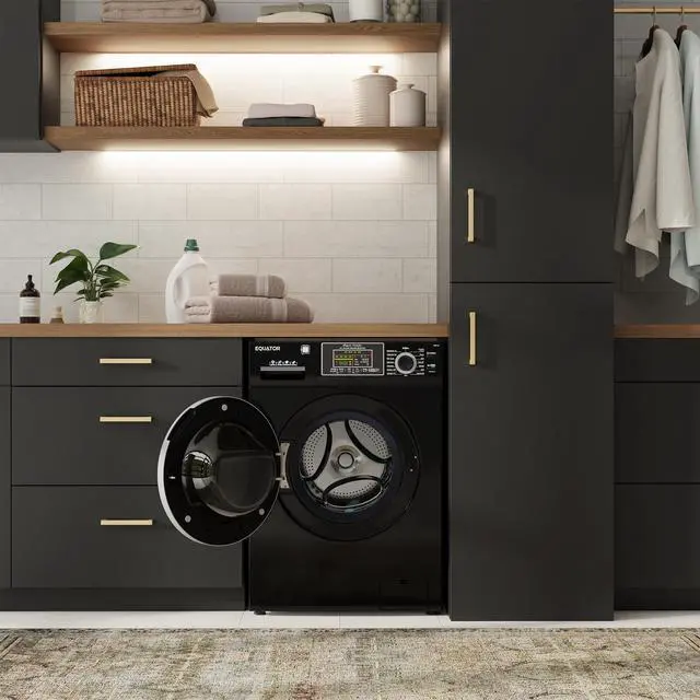 Alt view image 3 of 7 - Equator Max All-in-One VENTED/VENTLESS Washer-Dryer 2.5 cf / 26 lbs 1400RPM 110V