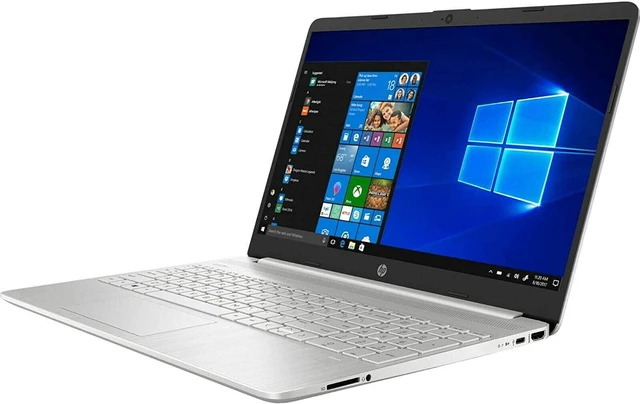 Main image of HP 15.6" FHD (1920X1080) IPS Laptop (Intel Core i3-1115G4 Processor, 8GB DDR4 Memory, 256GB SSD, Finger Print Reader, Windows 10, Natural Silver)
