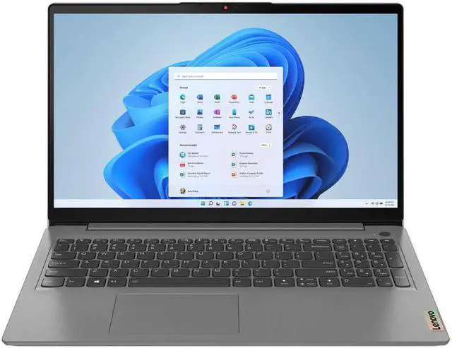 Main image of Lenovo 15.6" Full HD (1920 x 1080) Laptop ( Intel Pentium Gold 7505 Processor, 4 GB DDR4 Memory, 128 GB SSD, Intel UHD graphics, Windows 11 Home S, Arctic Grey)