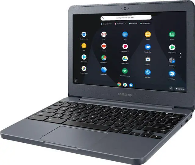 Alt view image 3 of 13 - Samsung - 11.6" Chromebook - Intel Atom x5 - 2GB Memory - 16GB eMMC Flash Memory - Night Charcoal