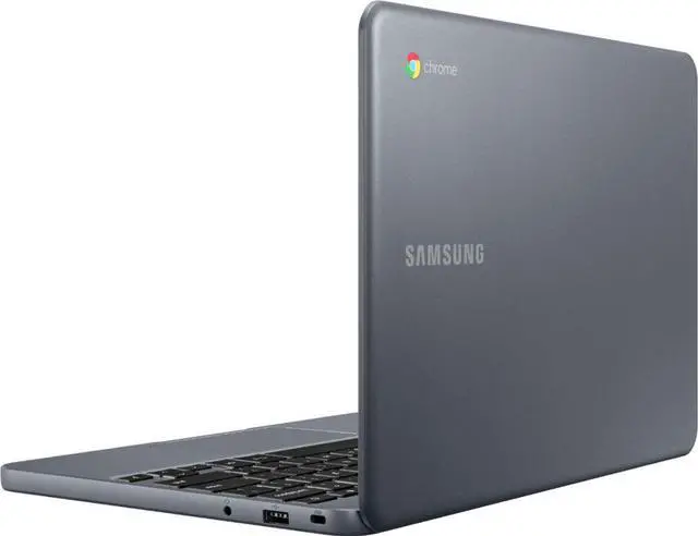 Alt view image 2 of 13 - Samsung - 11.6" Chromebook - Intel Atom x5 - 2GB Memory - 16GB eMMC Flash Memory - Night Charcoal
