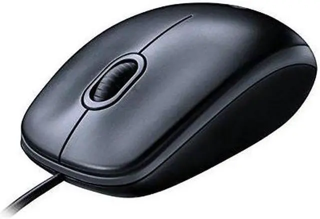 Alt view image 3 of 4 - Logitech M100R USB Optical Wired Mouse 910-005006 (Black)