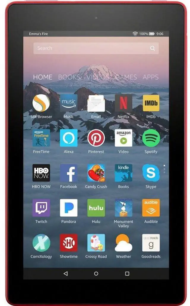 Alt view image 16 of 16 - Amazon - Fire 7 - 7" - Tablet - 16GB 7th Generation, 2017 Release - Punch Red
