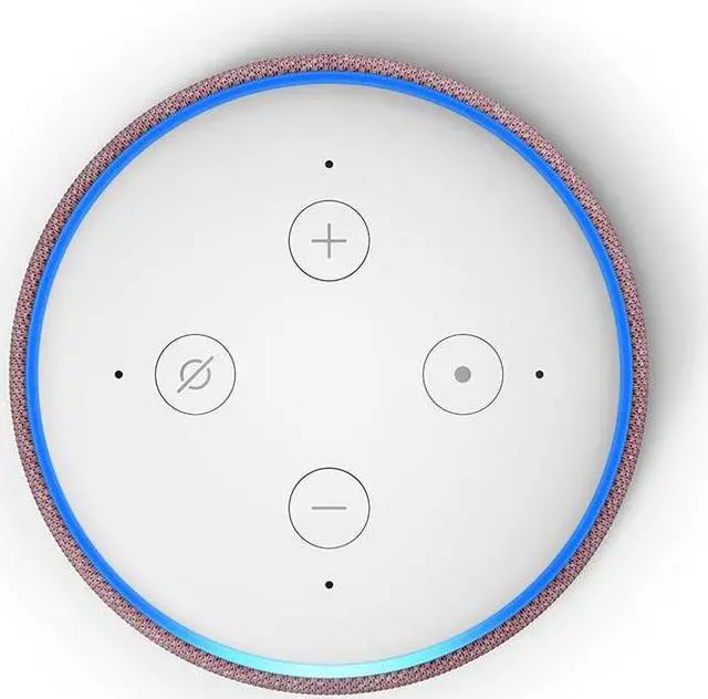 Alt view image 6 of 11 - Amazon Echo Dot (3rd Generation) Smart Speaker with Alexa - Plum