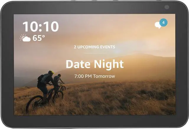 Alt view image 14 of 20 - Amazon Echo Show 8 Smart Speaker with Alexa 8" HD Smart Display - Black