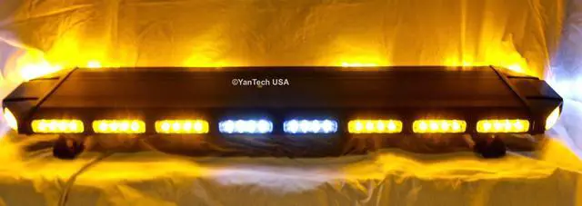 Alt view image 2 of 7 - Black Hawk 49" 88 LED Light Bar Emergency Warning Beacon Roof Top Strobe Amber for Truck Tow Wrecker
